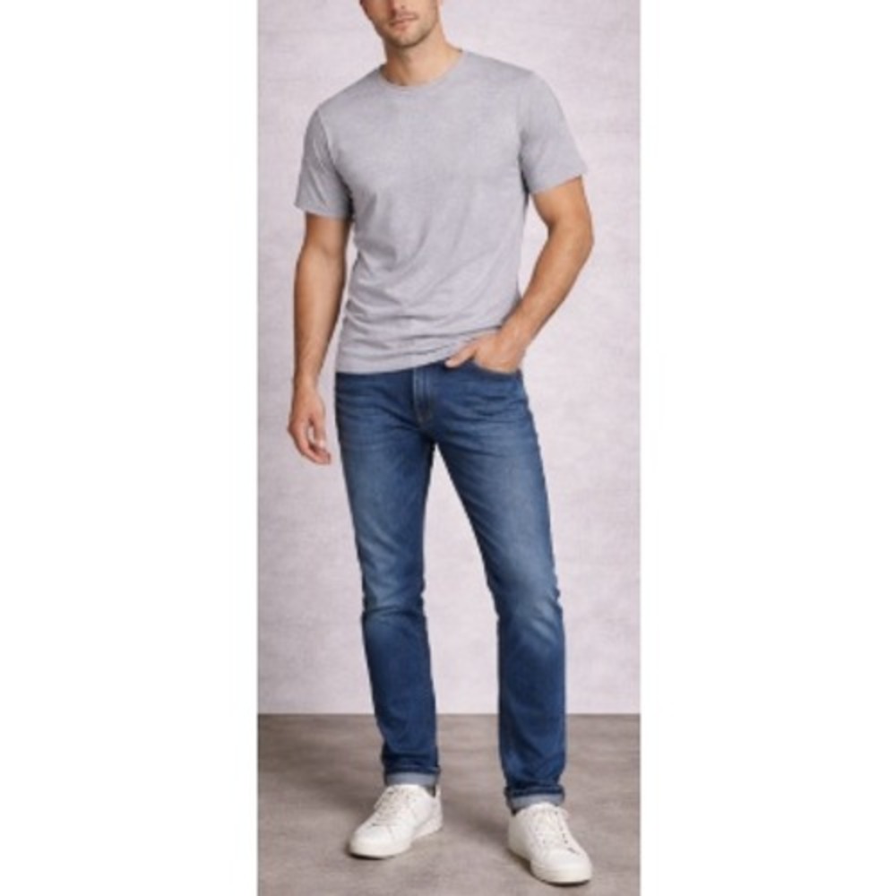 Taylor Stitch Men's Mid Wash Organic Selvedge The Slim Jeans Size 34x32 NWT